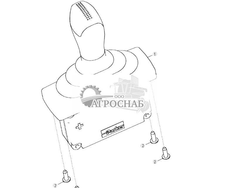 Auxiliary Joystick, Integrated Grade Control (IGC) 4-Function - ST698469 269.jpg